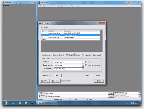 IRIS-scan Screenshot IRIS-scan Screenshot