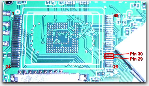 MK809IV H122 V1.4 NAND Solder Pads